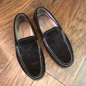 banana republic suede loafers